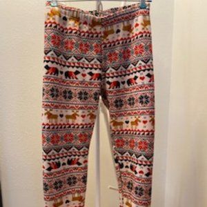 Juniors' Medium Fleece-Lined Leggings
